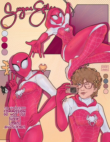 Spidersona commission for lildookie3000.